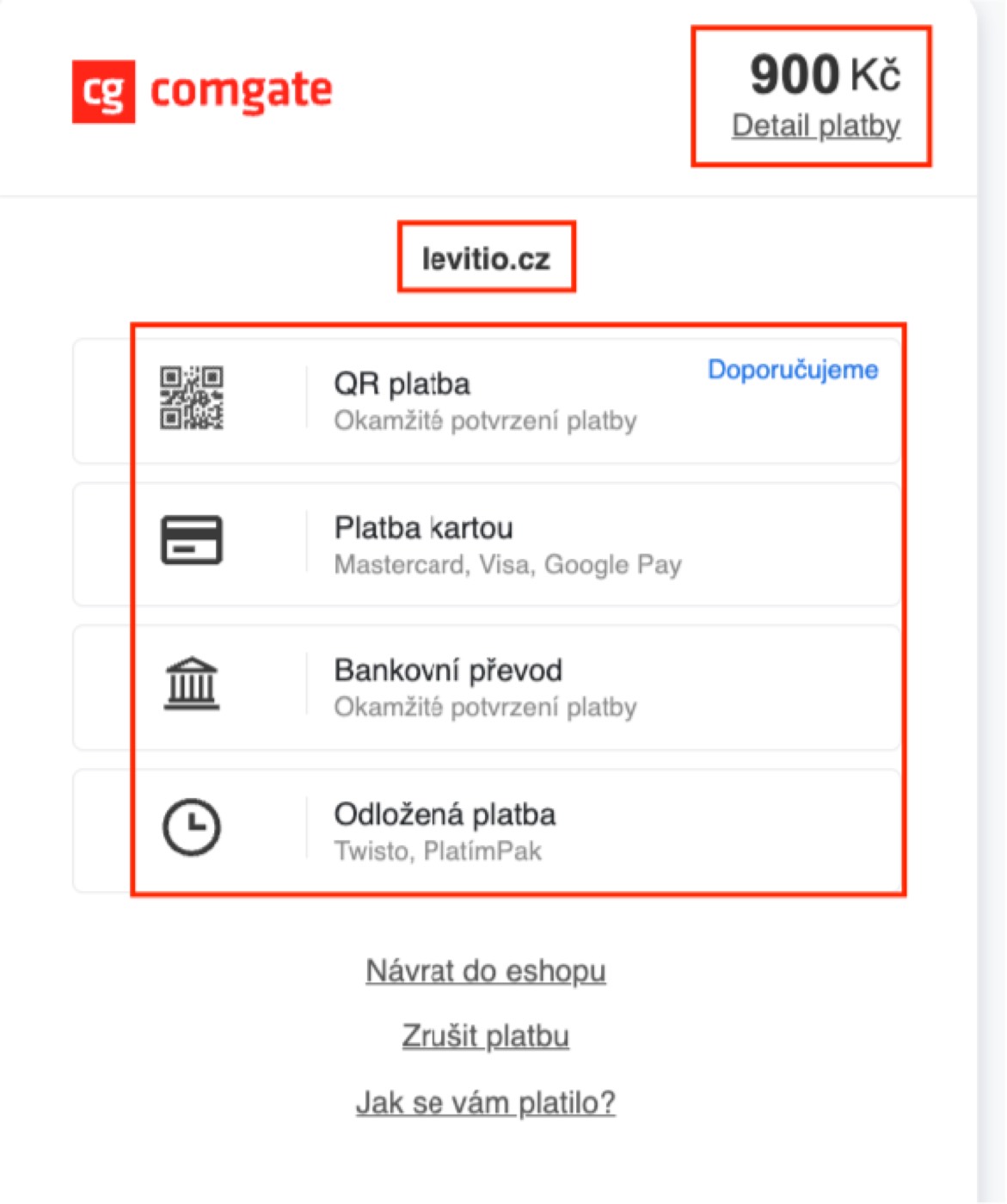 Přehled, kdo už registrační poplatek zaplatil