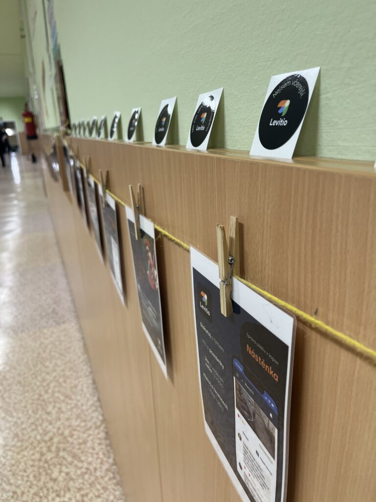 Sada funkcií a referencií Levitio na motúze